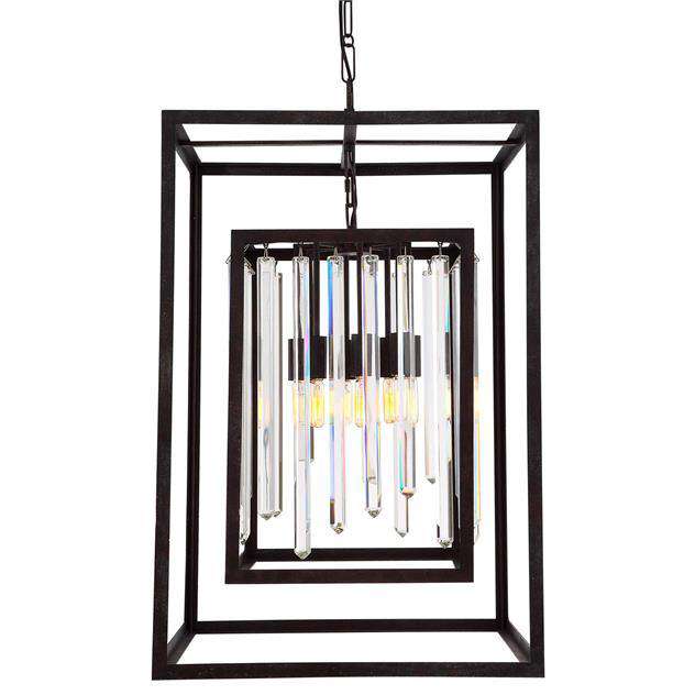 Hollis 8 Light Bronze Chandelier-Crystorama Lighting Company-CRYSTO-8409-FB-Chandeliers-1-France and Son