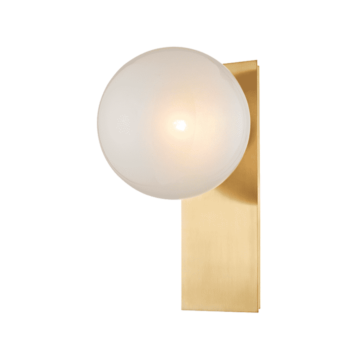 Hinsdale 1 Light Wall Sconce-Hudson Valley-HVL-8701-AGB-Wall LightingAged Brass-1-France and Son