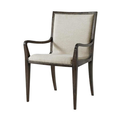 Martin Armchair - Swathe - Set of 2-Theodore Alexander-THEO-4100-924.2ASQ-Dining Chairs-1-France and Son