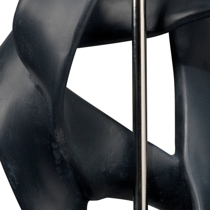 Intertwined Table Lamp-Jamie Young-JAMIEYO-9INTERTWINBK-Table LampsBlack Polyresin-3-France and Son