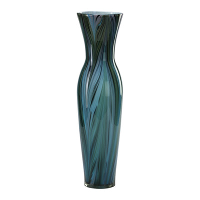 Tall Peacock Feather Vase-Cyan Design-CYAN-02921-Vases-1-France and Son