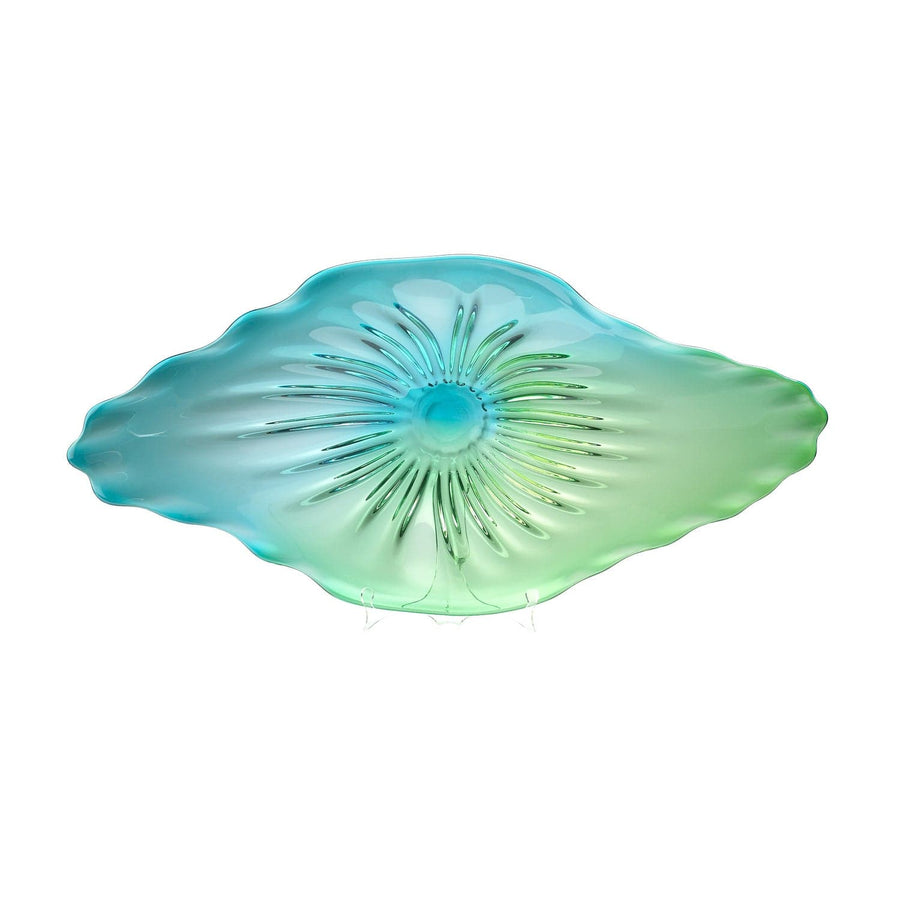 Art Glass Plate-Cyan Design-CYAN-04517-Decor-1-France and Son