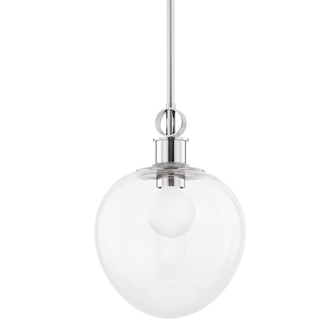 Anna - 1 Light Pendant-Mitzi-HVL-H736701S-PN-PendantsPolish Nickel-Small-4-France and Son