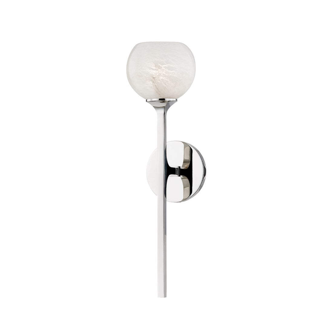 Melton 1 Light Wall Sconce-Hudson Valley-HVL-7121-PN-Wall LightingPolished Nickel-4-France and Son