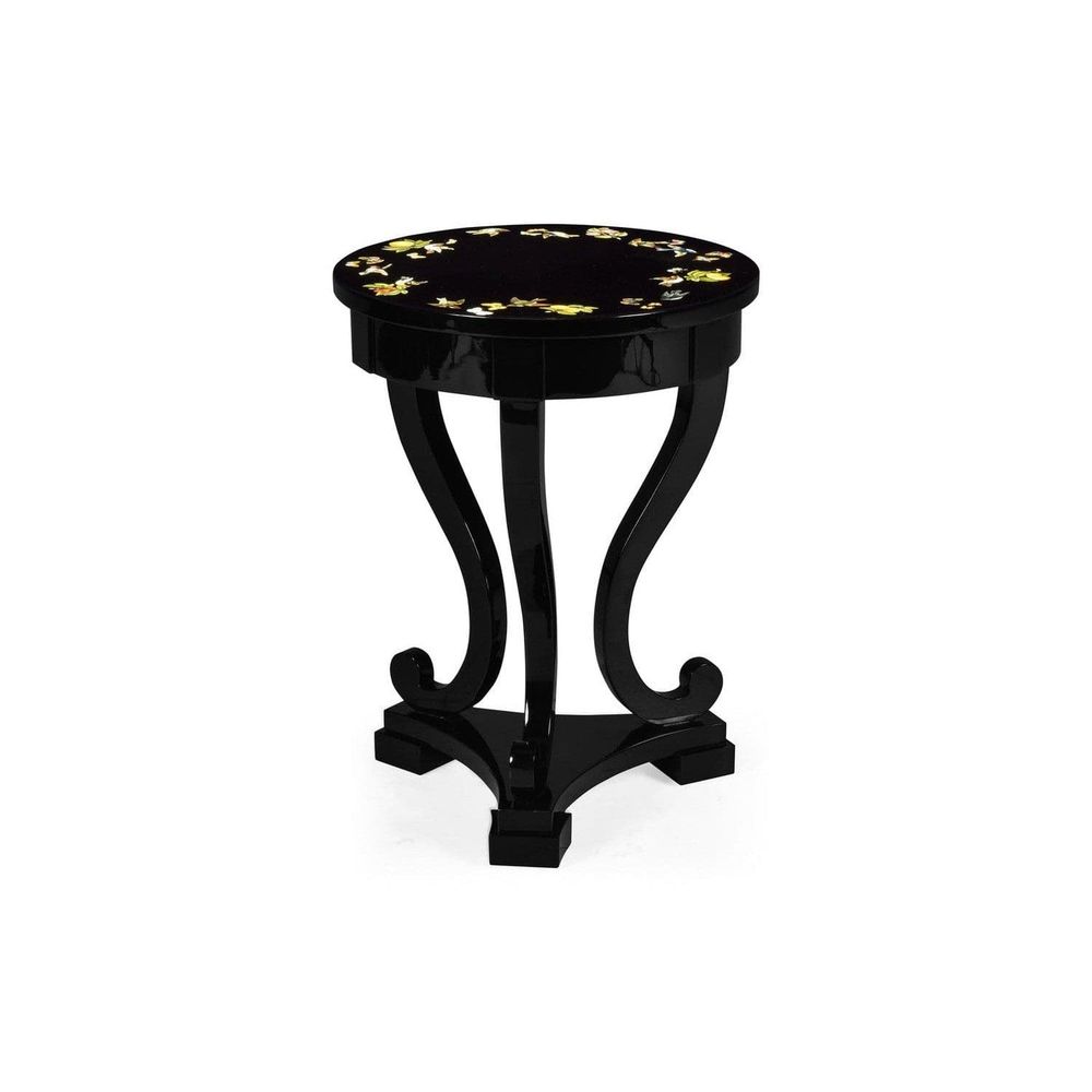 Biedermeier Black Cigarette Table-Jonathan Charles-JCHARLES-008435-AB-Side Tables-1-France and Son
