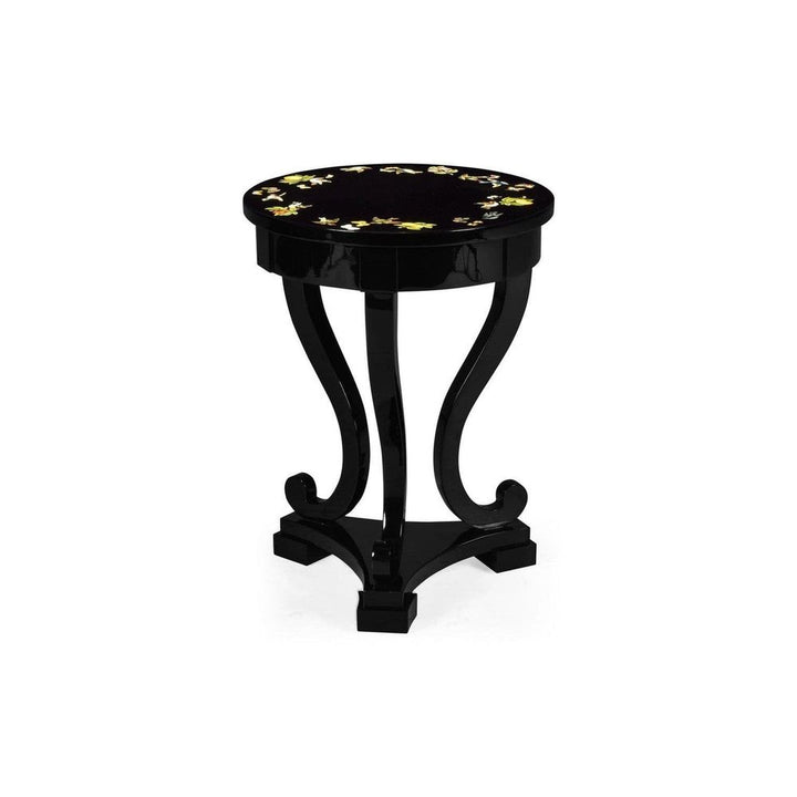 Biedermeier Black Cigarette Table-Jonathan Charles-JCHARLES-008435-AB-Side Tables-1-France and Son