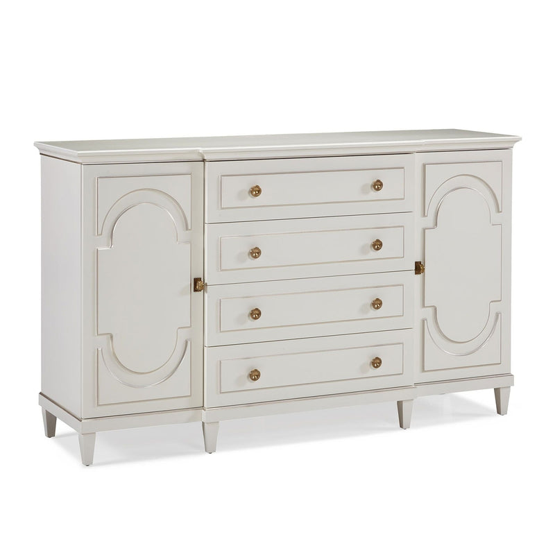 Milan Server Credenza-Hickory White-HICW-870-22-Sideboards & Credenzas-1-France and Son