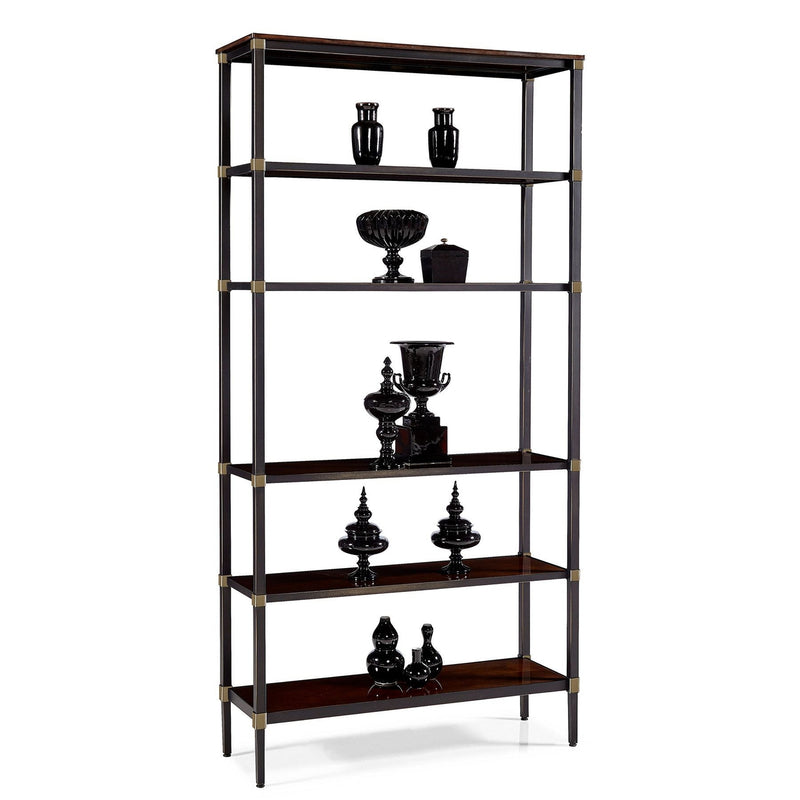 Cannes Etagere-Hickory White-HICW-873-57-Bookcases & Cabinets-1-France and Son