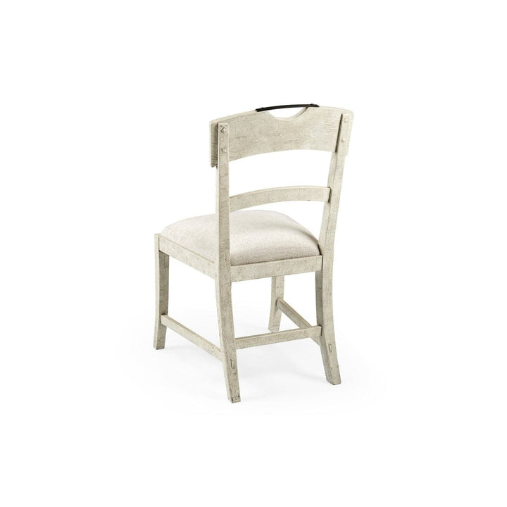 Casual Planked Dining Side Chair-Jonathan Charles-JCHARLES-491076-SC-DTD-F400-Dining ChairsDark Driftwood-16-France and Son