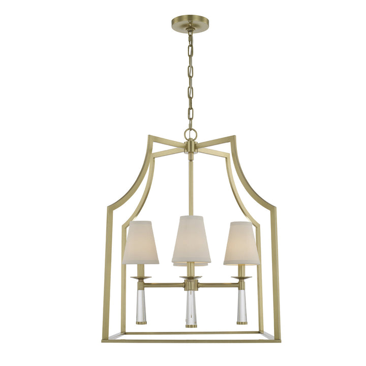 Baxter 4 Light Chandelier-Crystorama Lighting Company-CRYSTO-8864-AG-Chandeliers-2-France and Son