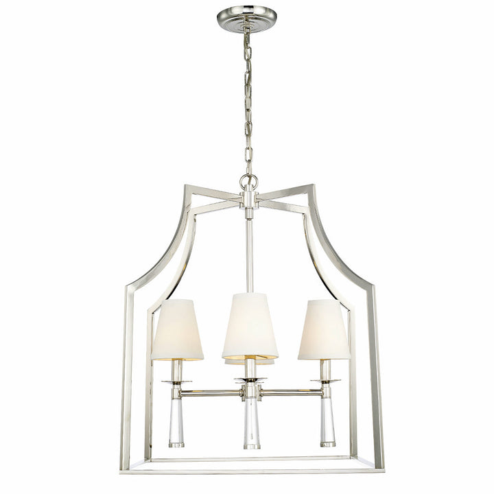 Baxter 4 Light Chandelier-Crystorama Lighting Company-CRYSTO-8864-AG-Chandeliers-9-France and Son