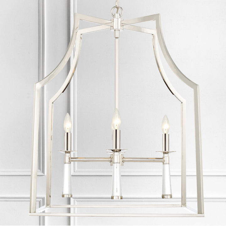 Baxter 4 Light Chandelier-Crystorama Lighting Company-CRYSTO-8864-AG-Chandeliers-11-France and Son