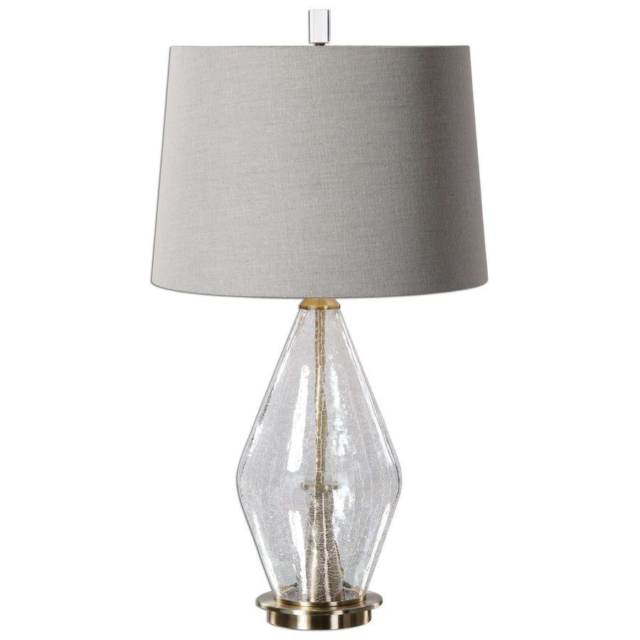 Spezzano Crackled Glass Lamp-Uttermost-UTTM-27086-Table Lamps-1-France and Son