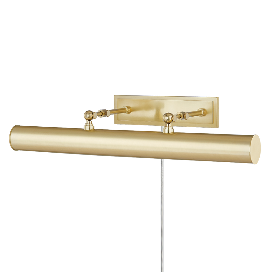 Holly 3 Light Picture Light With Plug-Mitzi-HVL-HL263203-AGB-Wall LightingAged Brass-1-France and Son