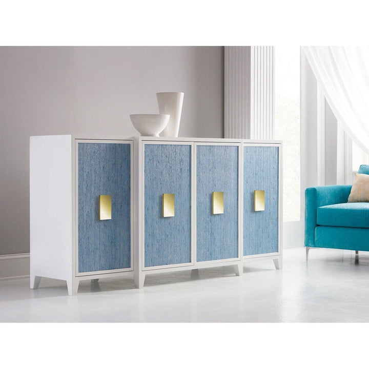 Costa Four Door Credenza - Blue-Somerset Bay Home-SBH-SBT415-Sideboards & Credenzas-1-France and Son