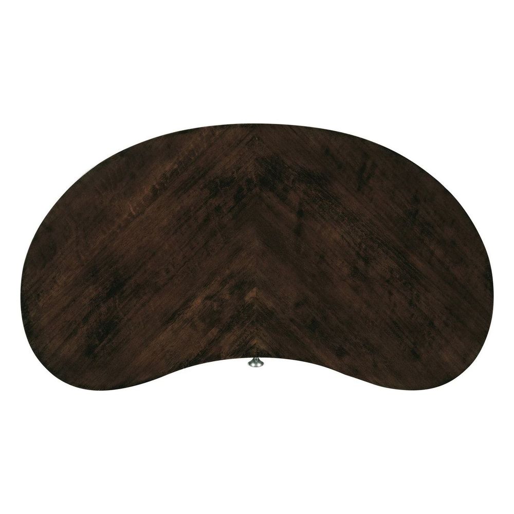Black Eucalyptus Kidney Shaped Side Table-Jonathan Charles-JCHARLES-005176-AA-Side Tables-2-France and Son