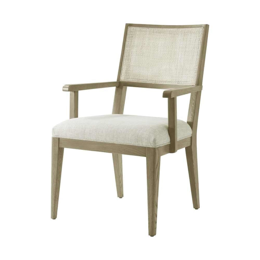 Catalina Dining Arm Chair I-Theodore Alexander-THEO-TA41016.1CGN-Dining ChairsDune-1-France and Son