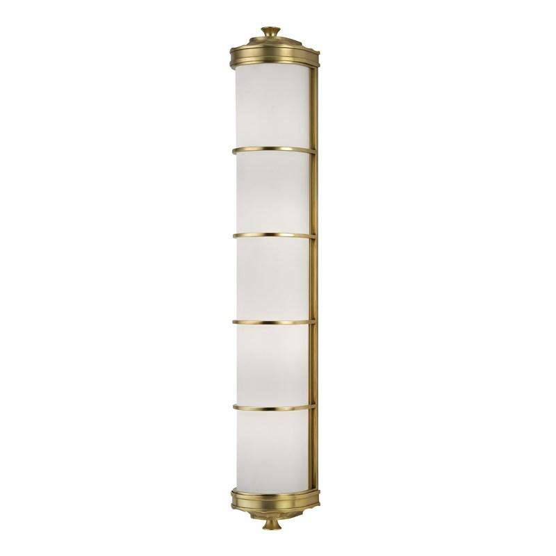 Alban Light Wall Sconce-Hudson Valley-HVL-3833-AGB-Wall LightingAged Brass - 4 Light Wall Sconce-7-France and Son