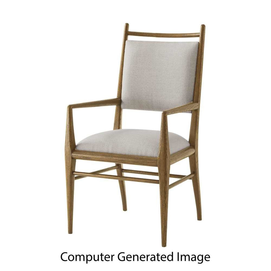 Nova Dining Arm Chair II Set Of 2-Theodore Alexander-THEO-TAS41024.1BYB-Dining Chairs-1-France and Son