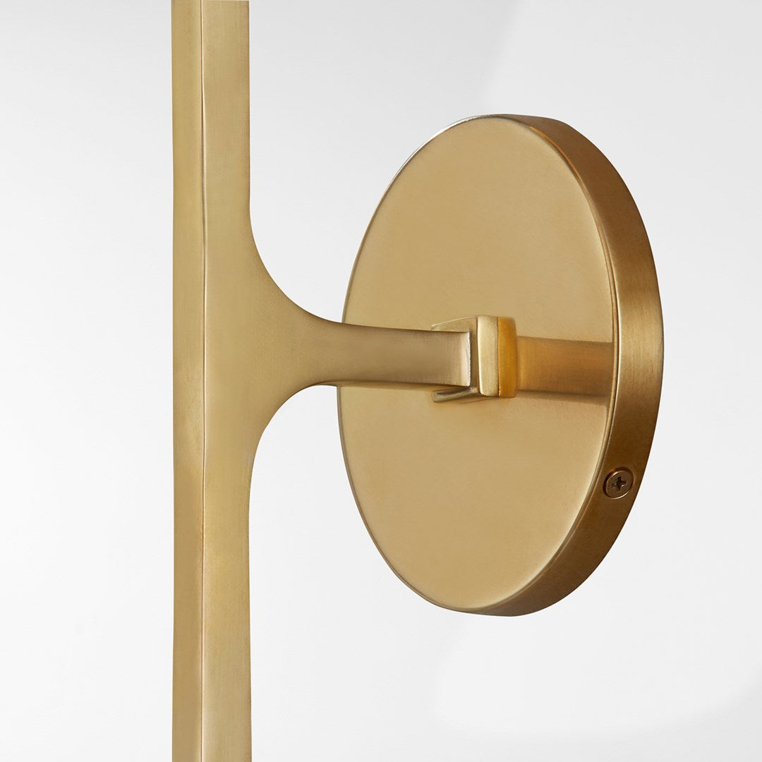 Melton 1 Light Wall Sconce-Hudson Valley-HVL-7121-AGB-Wall LightingAged Brass-3-France and Son