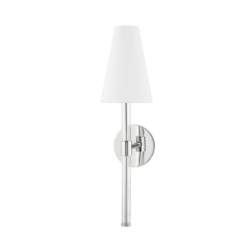 Janelle 1 Light Wall Sconce-Mitzi-HVL-H630101-PN-Outdoor Wall SconcesSilver-2-France and Son