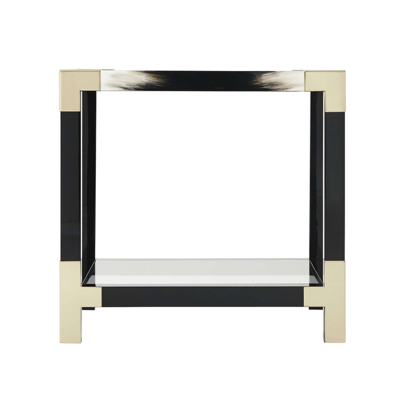 Cutting Edge Side Table-Theodore Alexander-THEO-5002-262-Side TablesBlack-2-France and Son