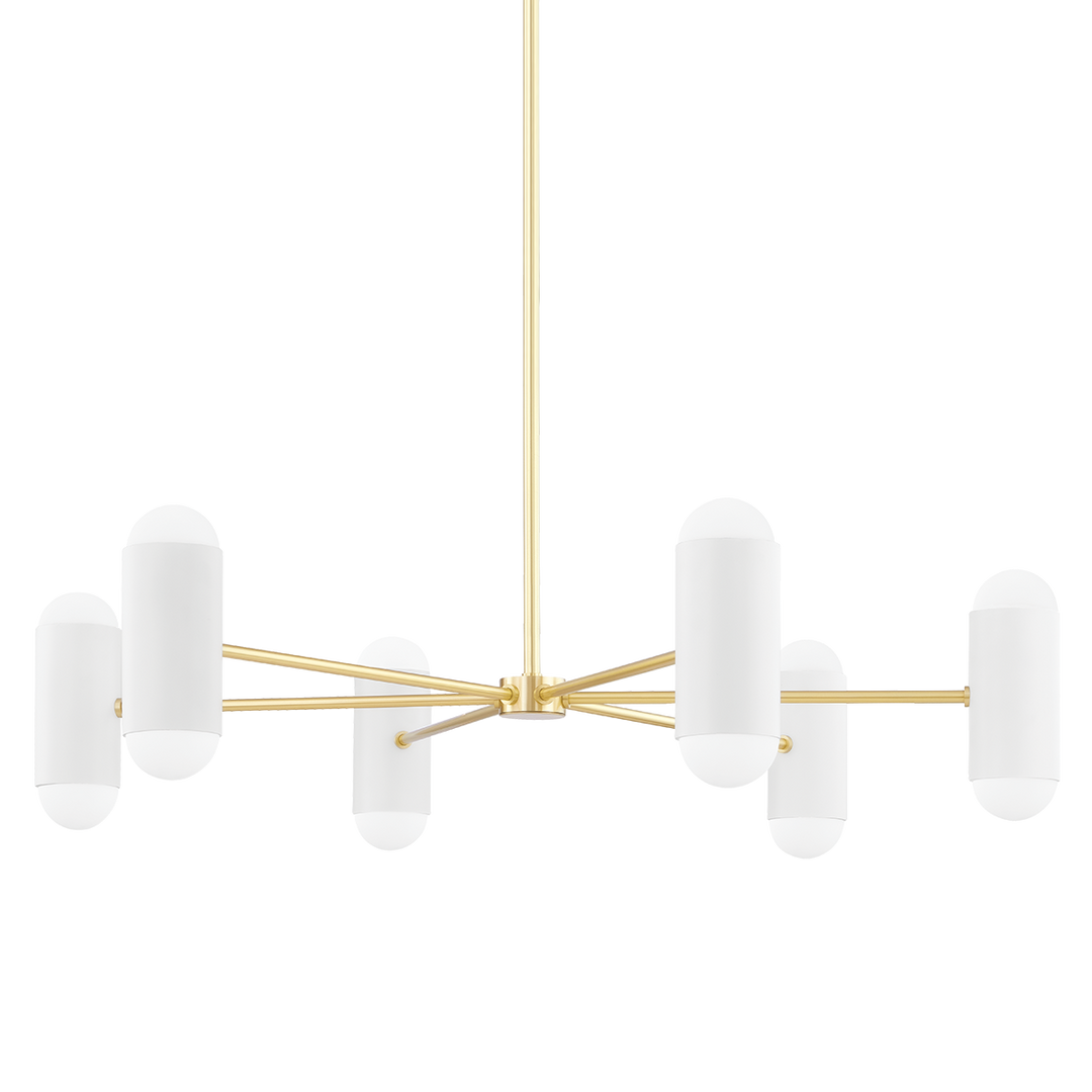 Kira 12 Light Chandelier-Mitzi-HVL-H484812-AGB/SWH-ChandeliersAged Brass/Soft White Combo-1-France and Son