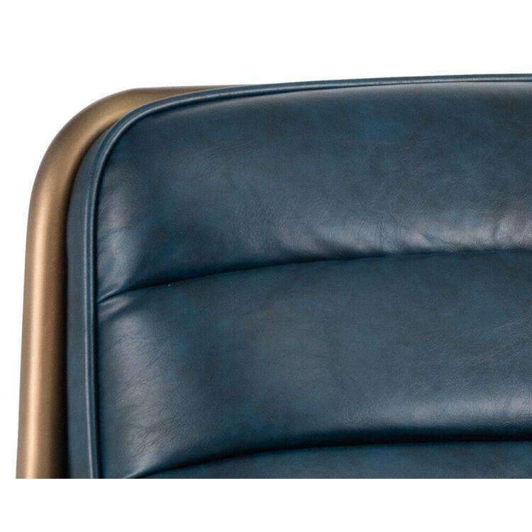 Lincoln Lounge Chair - Rustic Bronze-Sunpan-SUNPAN-102586-Lounge ChairsBlue-7-France and Son
