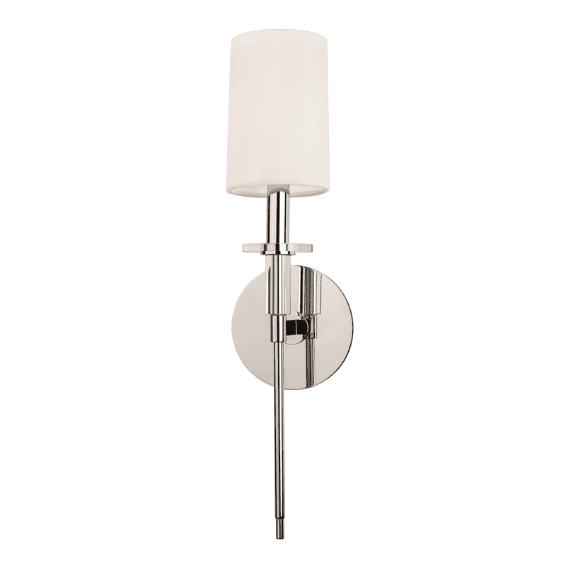 Amherst 1 Light Wall Sconce Polished Nickel-Hudson Valley-HVL-8511-PN-Wall Lighting-1-France and Son
