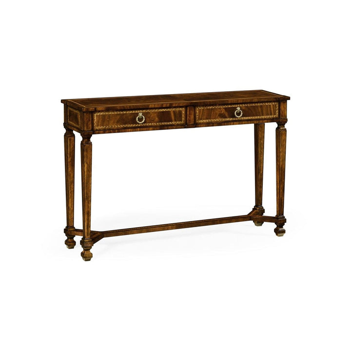 Empire Two Drawers Console-Jonathan Charles-JCHARLES-494846-MAH-Console TablesMahogany-6-France and Son