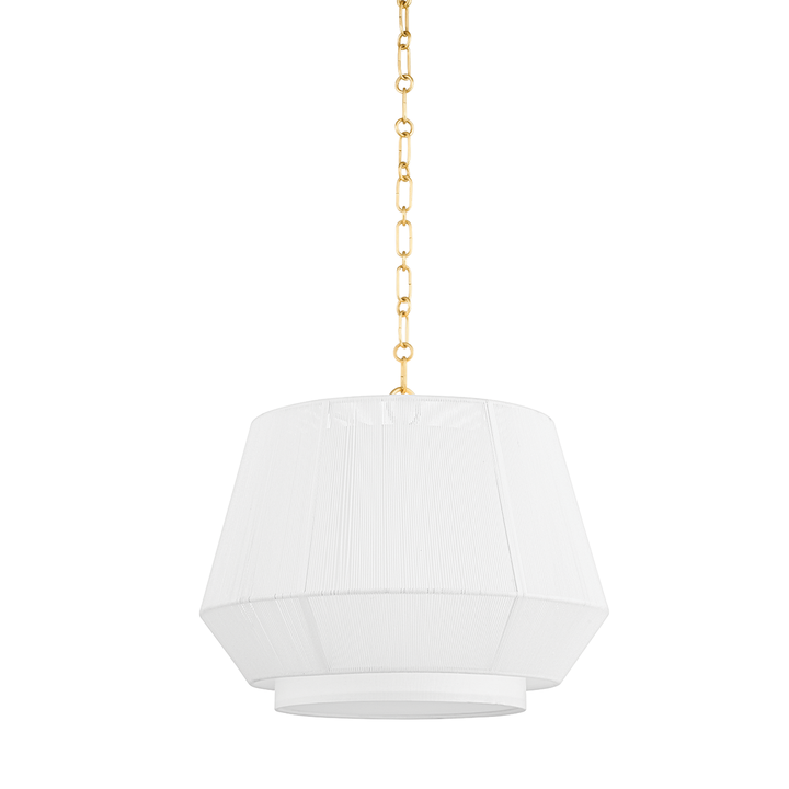 Debi 1 Light Pendant-Hudson Valley-HVL-BKO501-AGB-Pendants-1-France and Son