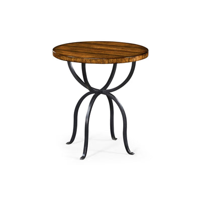 Round Side Table-Jonathan Charles-JCHARLES-491072-CFW-Side TablesCountry Walnut-6-France and Son