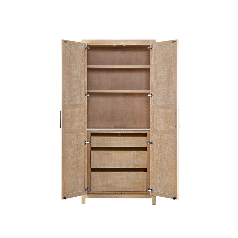 Morgan Utility Cabinet-Universal Furniture-UNIV-U011A674-Bookcases & CabinetsWhite-8-France and Son