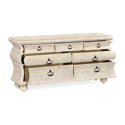 Large Rectangular Chest of Drawers-Jonathan Charles-JCHARLES-495322-RWL-DressersRustic Walnut-2-France and Son