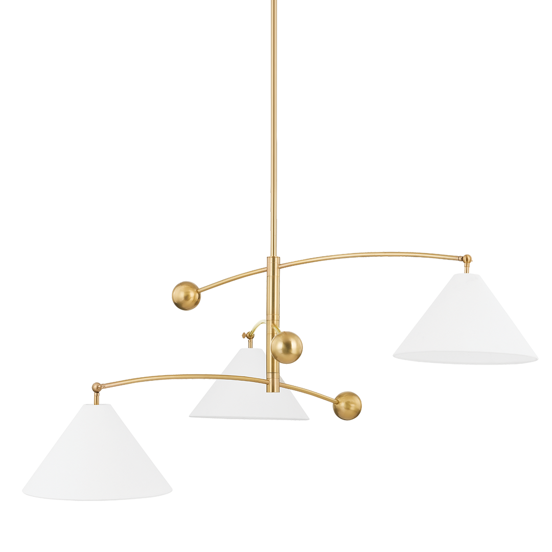 Birdie 3 Light Chandelier-Mitzi-HVL-H696803-AGB-Chandeliers-1-France and Son