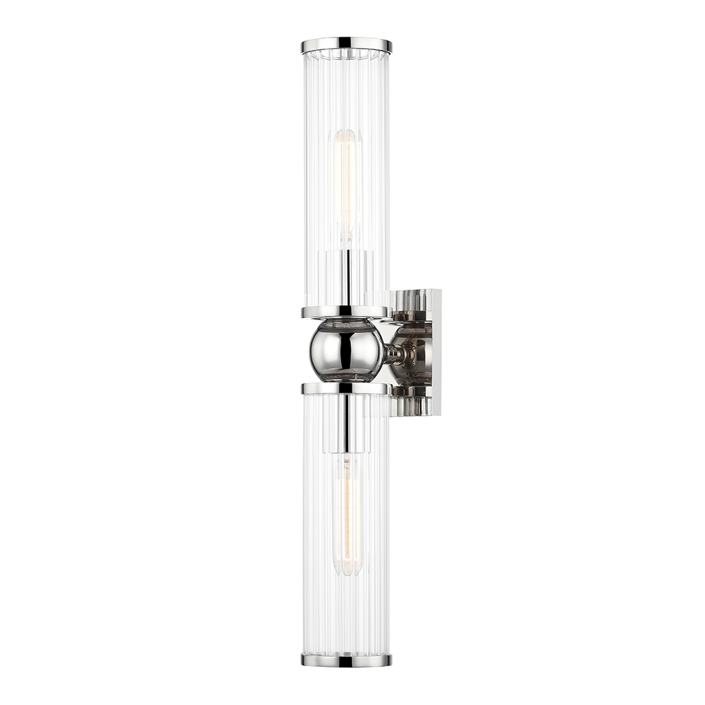 Malone - 2 Light Wall Sconce-Hudson Valley-HVL-5272-PN-Wall LightingPolished Nickel-2-France and Son