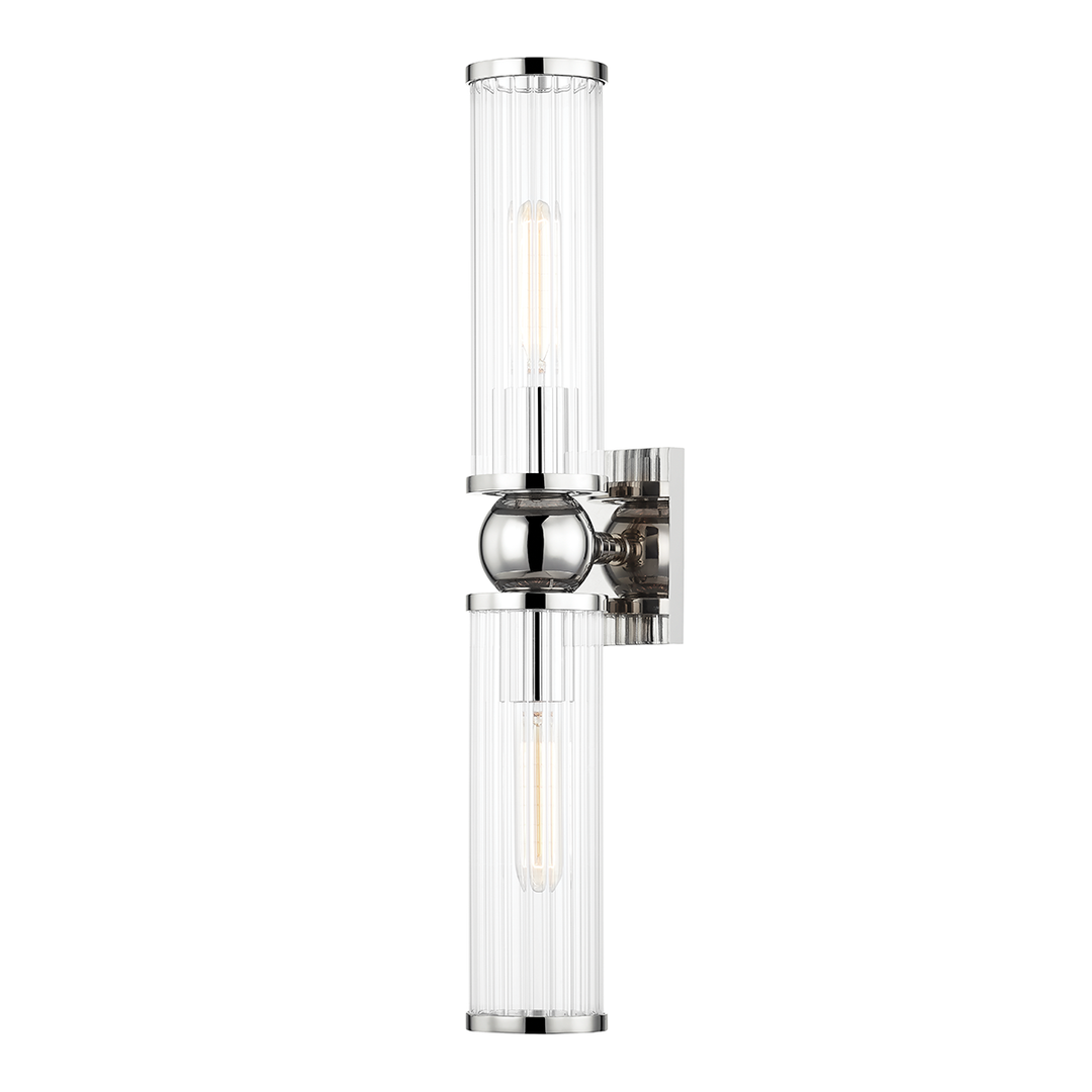 Malone - 2 Light Wall Sconce-Hudson Valley-HVL-5272-PN-Wall LightingPolished Nickel-2-France and Son