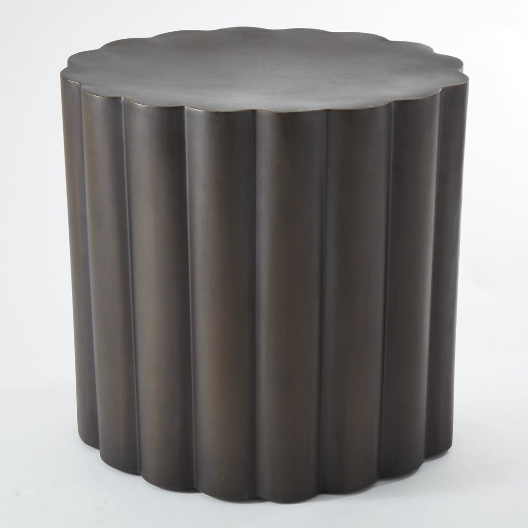 Fluted Table - Antique Bronze-Global Views-GVSA-9.91102-Side Tables-1-France and Son