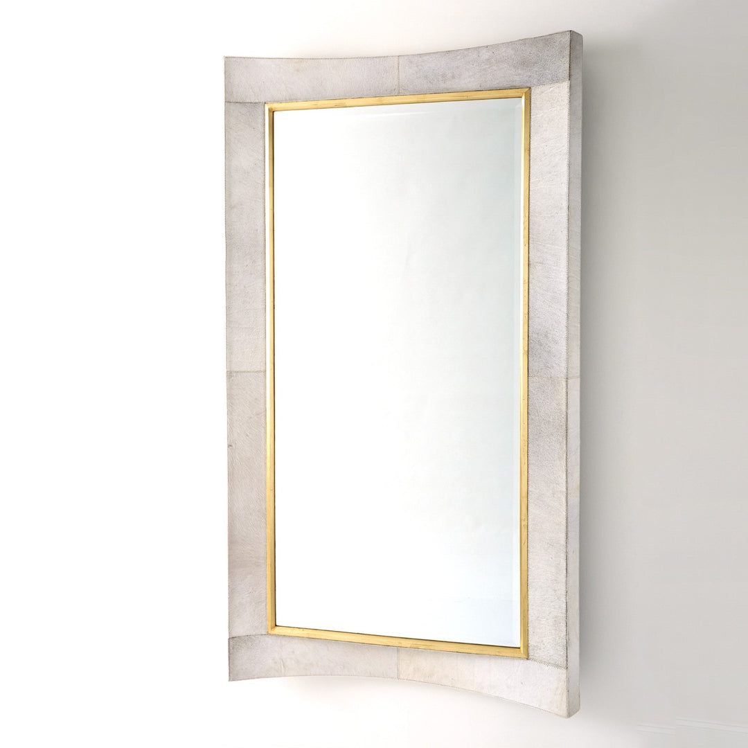 Curved Floor Mirror-Global Views-GVSA-9.92727-Mirrorslavish white-2-France and Son