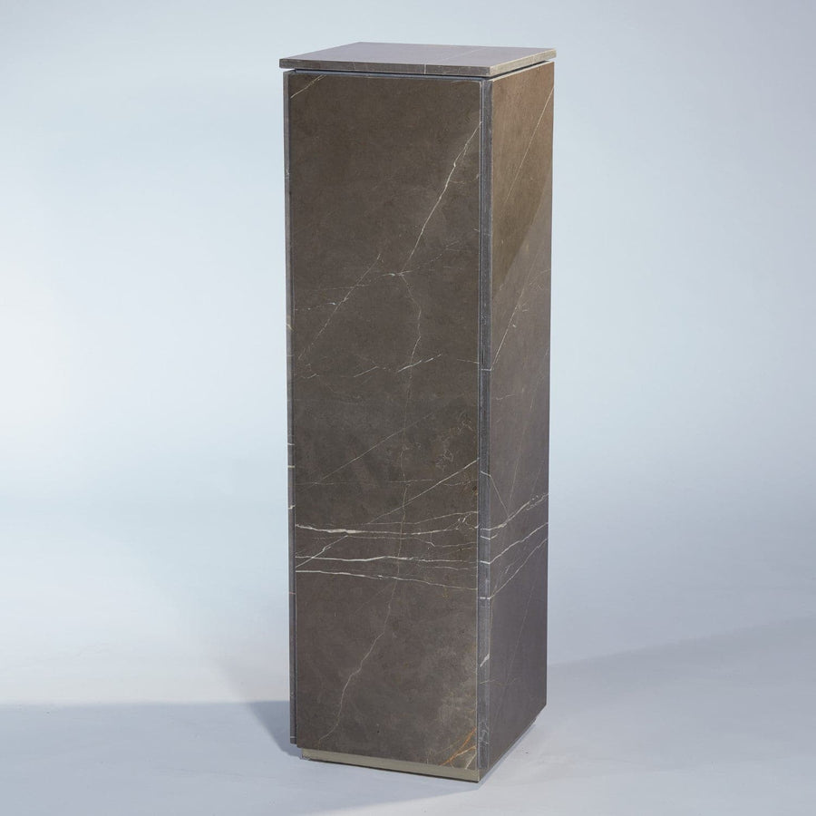 Graffito Marble Pedestal-Global Views-GVSA-9.92865-Decorative Objects-1-France and Son