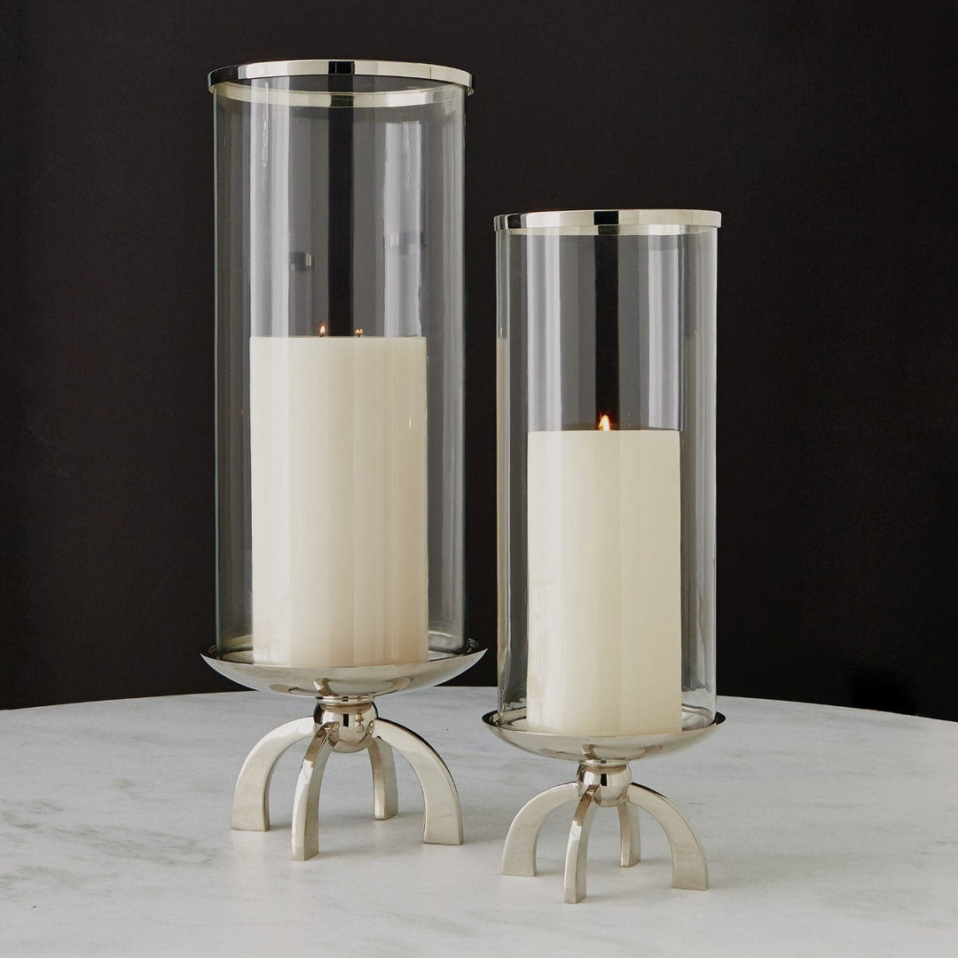 Quad Base Hurricane-Global Views-GVSA-9.92881-Candle HoldersLarge-Nickel-2-France and Son