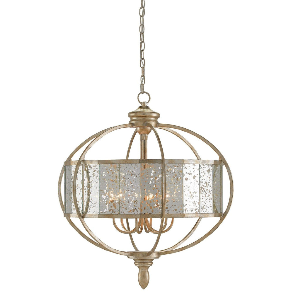Florence Bronze Chandelier-Currey-CURY-9000-0072-ChandeliersSilver Granello-2-France and Son