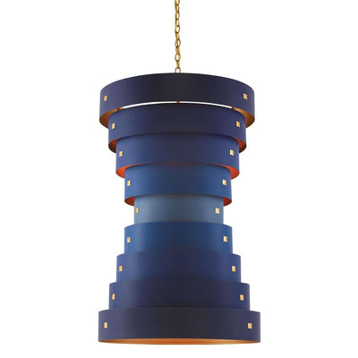 Graduation Large Chandelier-Currey-CURY-9000-0155-ChandeliersLarge Duo-Cone-1-France and Son