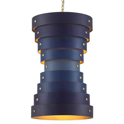 Graduation Large Chandelier-Currey-CURY-9000-0155-ChandeliersLarge Duo-Cone-4-France and Son