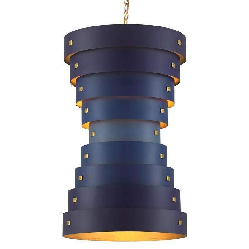 Graduation Large Chandelier-Currey-CURY-9000-0155-ChandeliersLarge Duo-Cone-4-France and Son