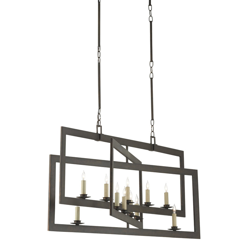 Middleton Chandelier-Currey-CURY-9000-0352-ChandeliersGrand-Contemporary Silver Leaf-13-France and Son