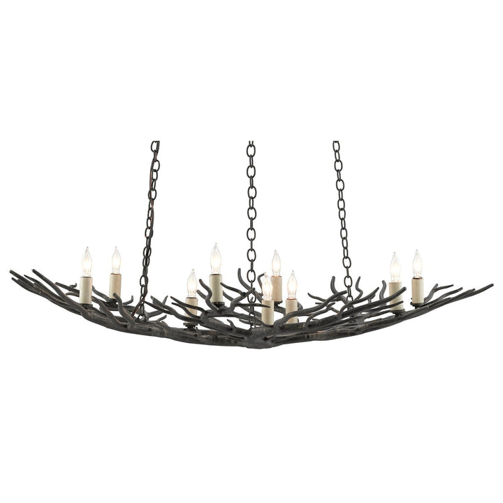 Rainforest Bronze Small Chandelier-Currey-CURY-9000-0555-Chandeliers-1-France and Son