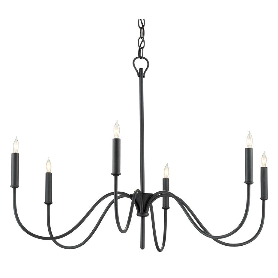 Tirrell Small Chandelier-Currey-CURY-9000-0653-Chandeliers-2-France and Son
