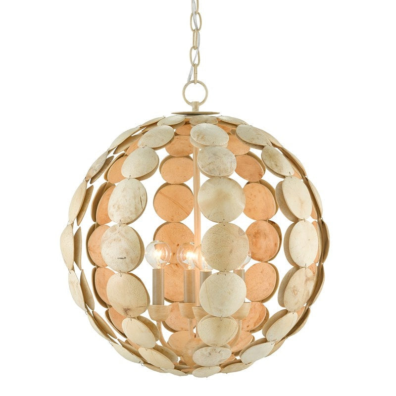 Tartufo Coco Shell Chandelier-Currey-CURY-9000-0806-Chandeliers-1-France and Son