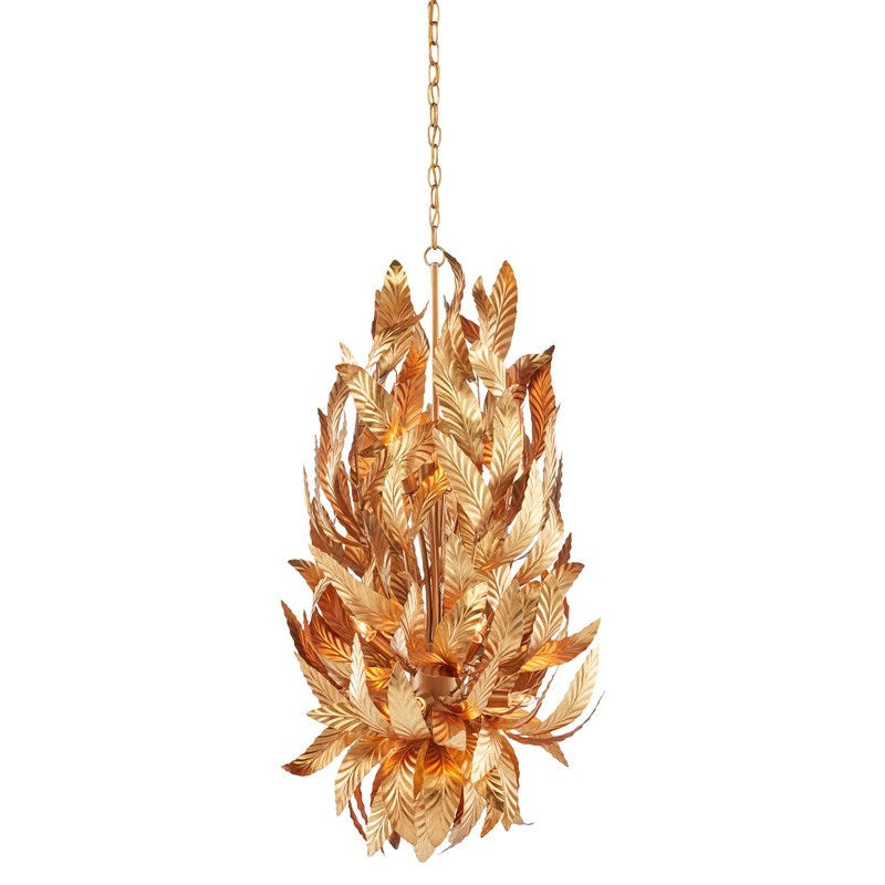 Apollo Leaf Chandelier-Currey-CURY-9000-0832-Chandeliers-1-France and Son